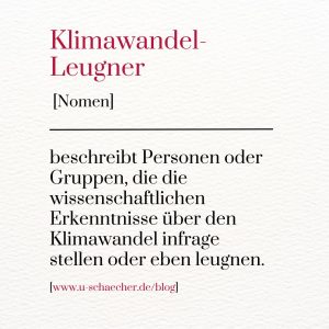 Klimawandel-Leugner
